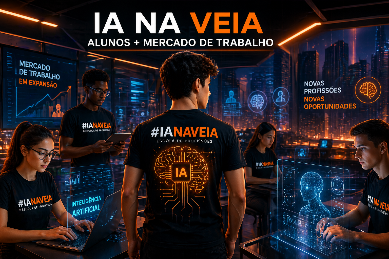 IA na Veia alunos e mercado de trabalho